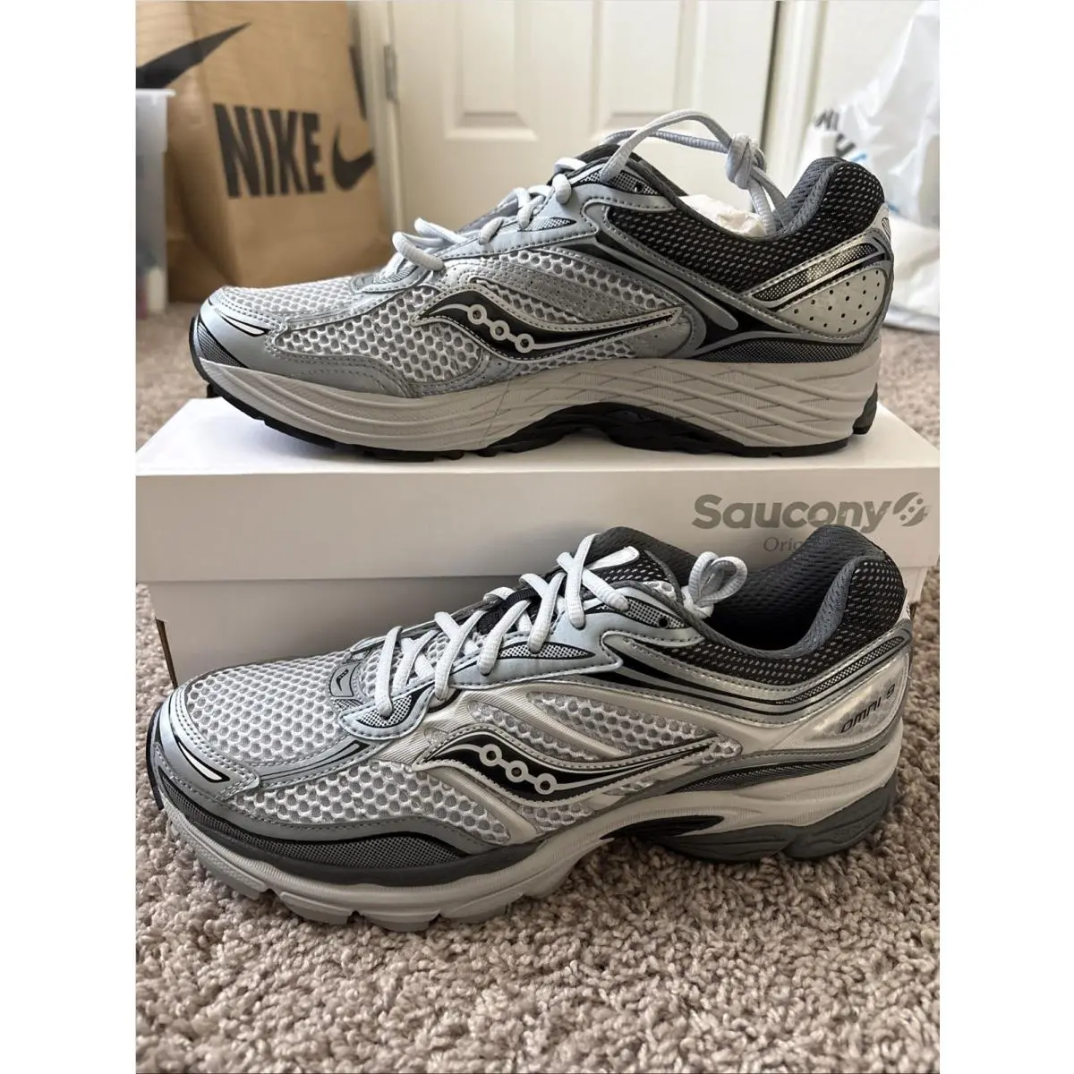 Saucony shoes - Saucony Progrid Omni 9 - Progrid Omni - S70739-8 - Gray 3