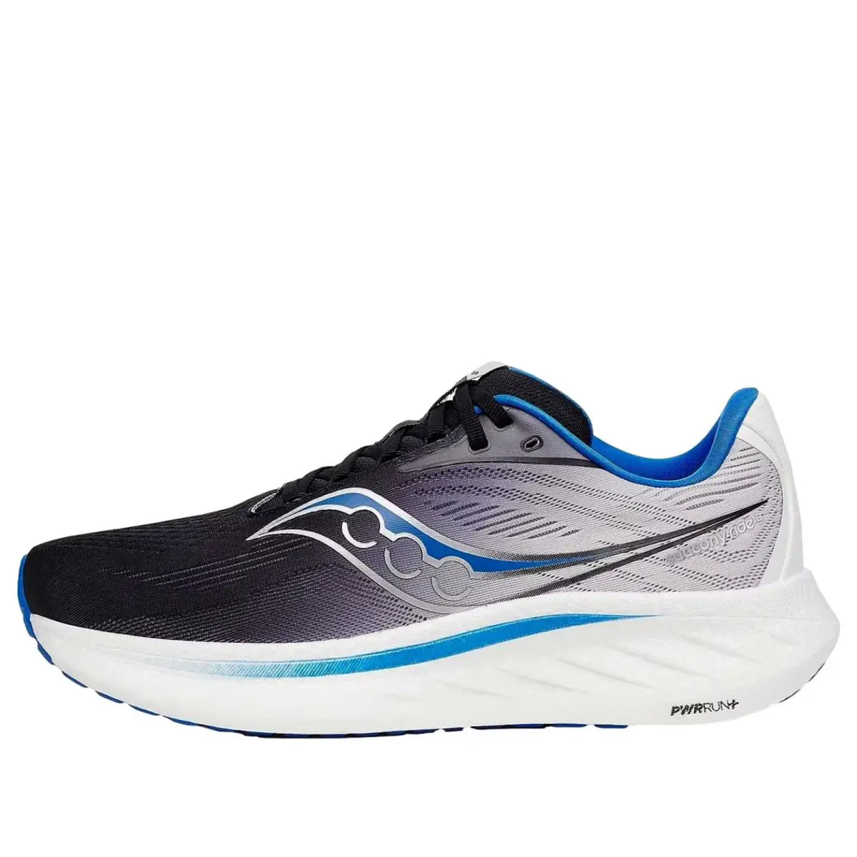 Saucony Ride 18 Black / Skydiver S21000-160 Men`s Size 11 Medium