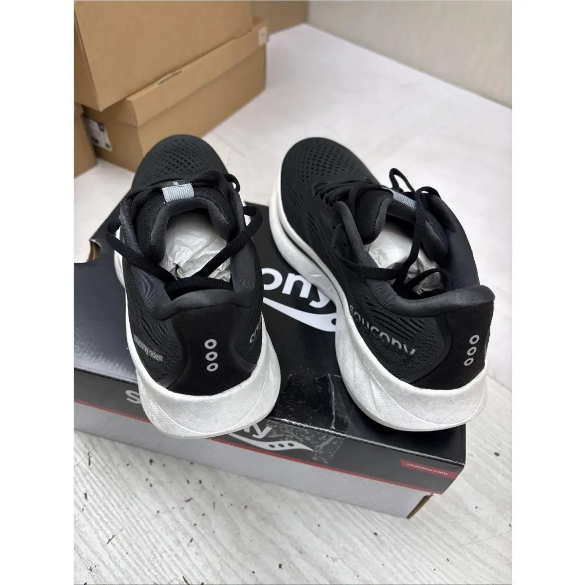 Saucony shoes - Saucony Ride 18 - Ride - S11000-100 - Black 1