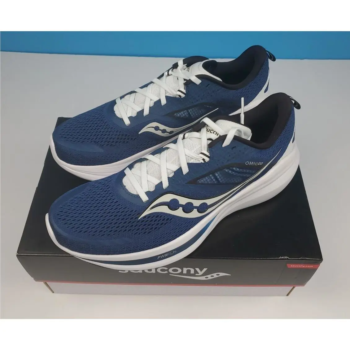 Saucony shoes - Saucony Omni 22 - Omni - Tide/White Bleu (UPC: 195019911185) 5