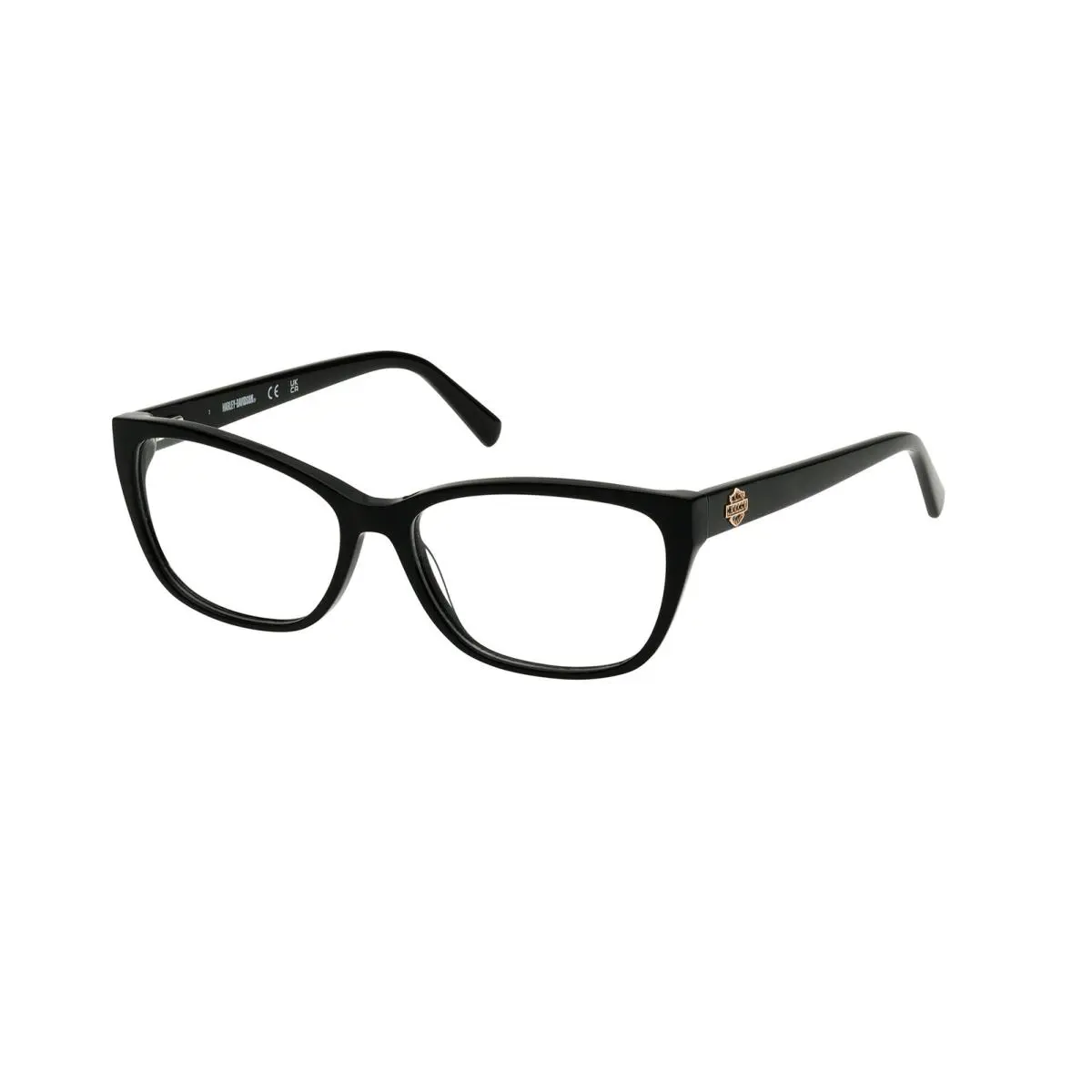 Harley-davidson HD 50108 Shiny Black / 001 Size 55 Eyeglasses by Harley Davidson