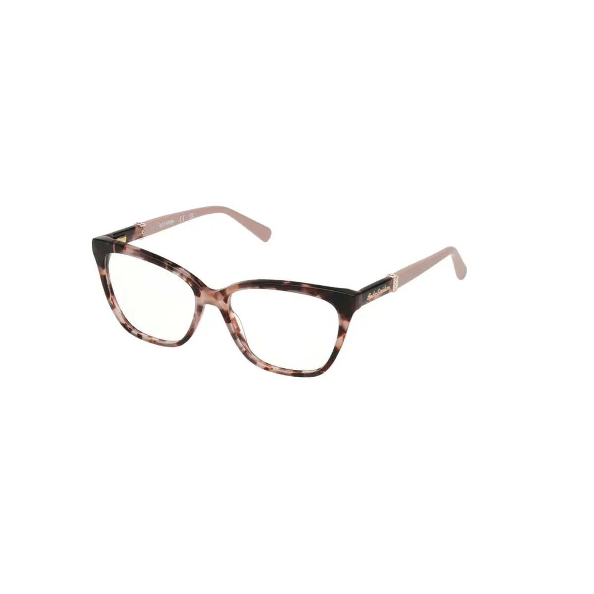 Harley-davidson HD 50059 Shiny Black / Dark Havana 001 Size 54 Eyeglasses