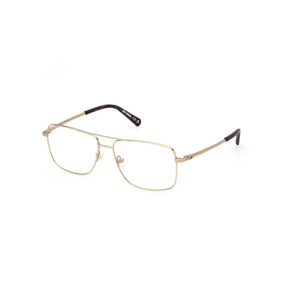 Harley-davidson HD 50028 Shiny Pale Gold / Matte 032 Size 58 Eyeglasses