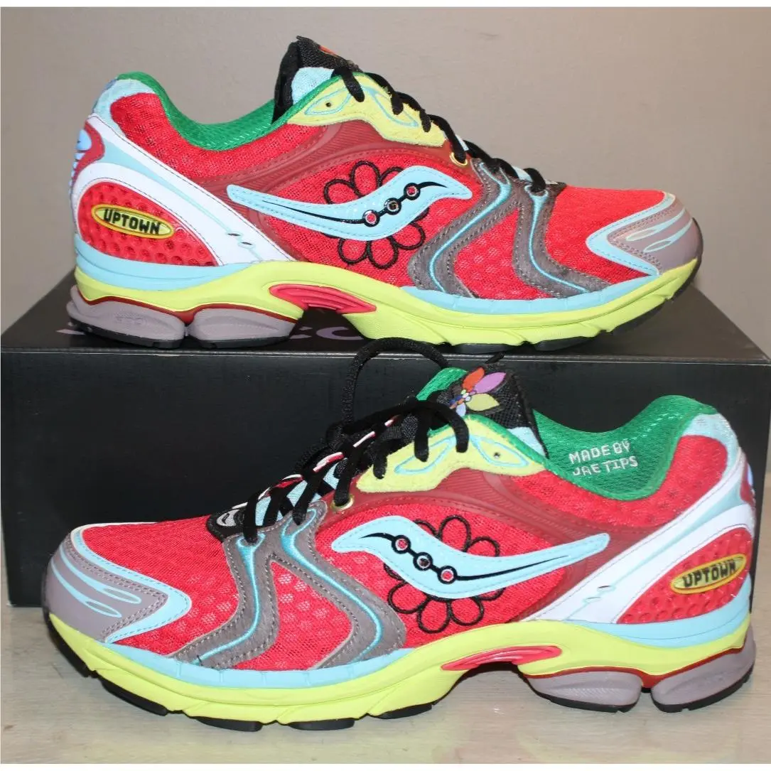 Saucony X Jae Tips Progrid Triumph 4 Uptown Poison Ivy Men`s Shoes SZ 11