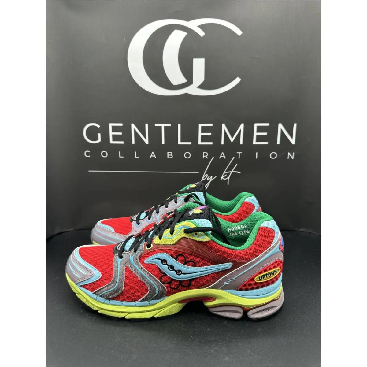 Saucony shoes - Jae Tips x Saucony ProGrid Triumph 4 - S70966-1 - Red 1
