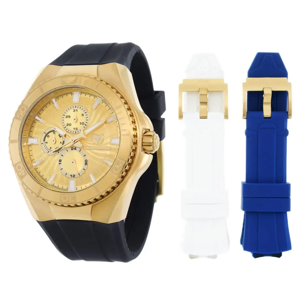 Technomarine Cruise Quartz Gold Dial Men`s Watch TM-124018