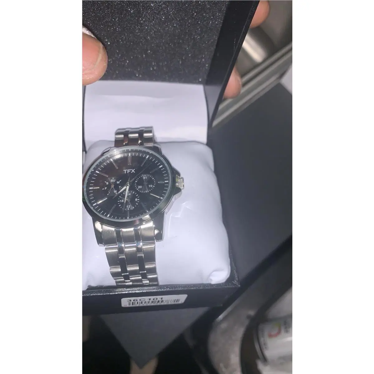 Tfx BY Bulova Black Dial Classic Watch For Men 36C101