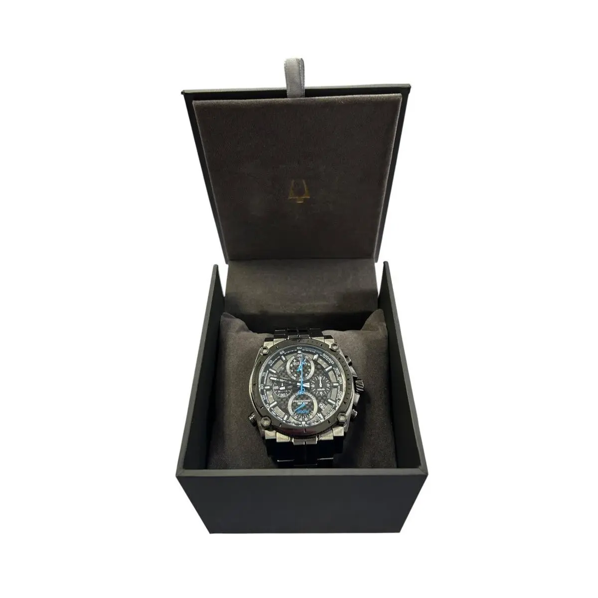 Bulova Icon 98B229 MGP055400 - Dial: Gray, Band: Gray, Bezel: Blue