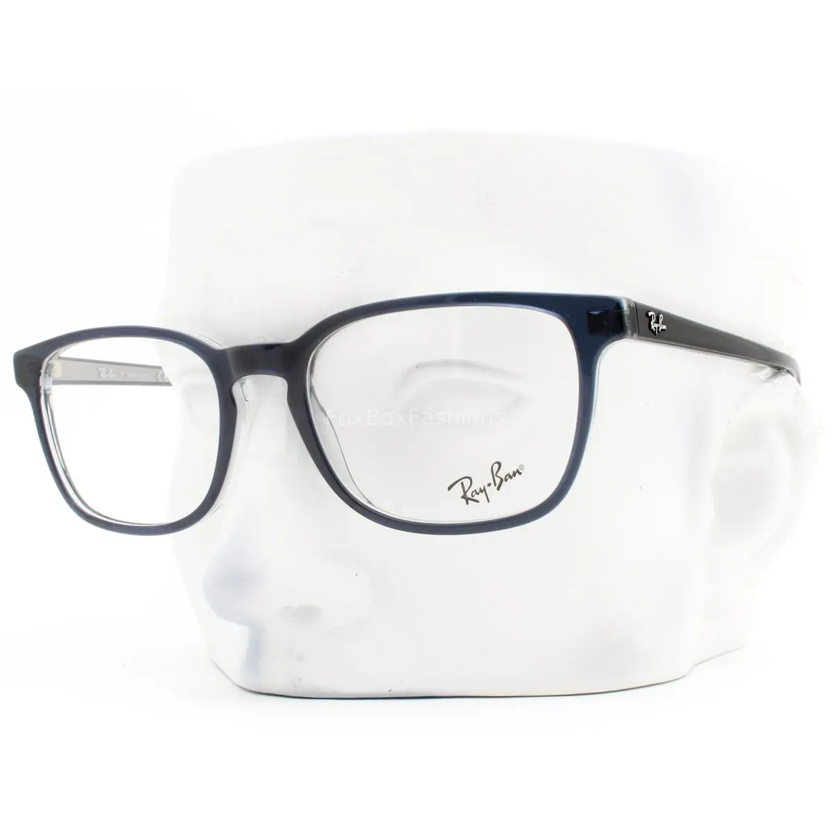 Ray-ban Eyeglasses Unisex Glasses RB 5418 8324 Crystal Blue on Clear 54mm W/case