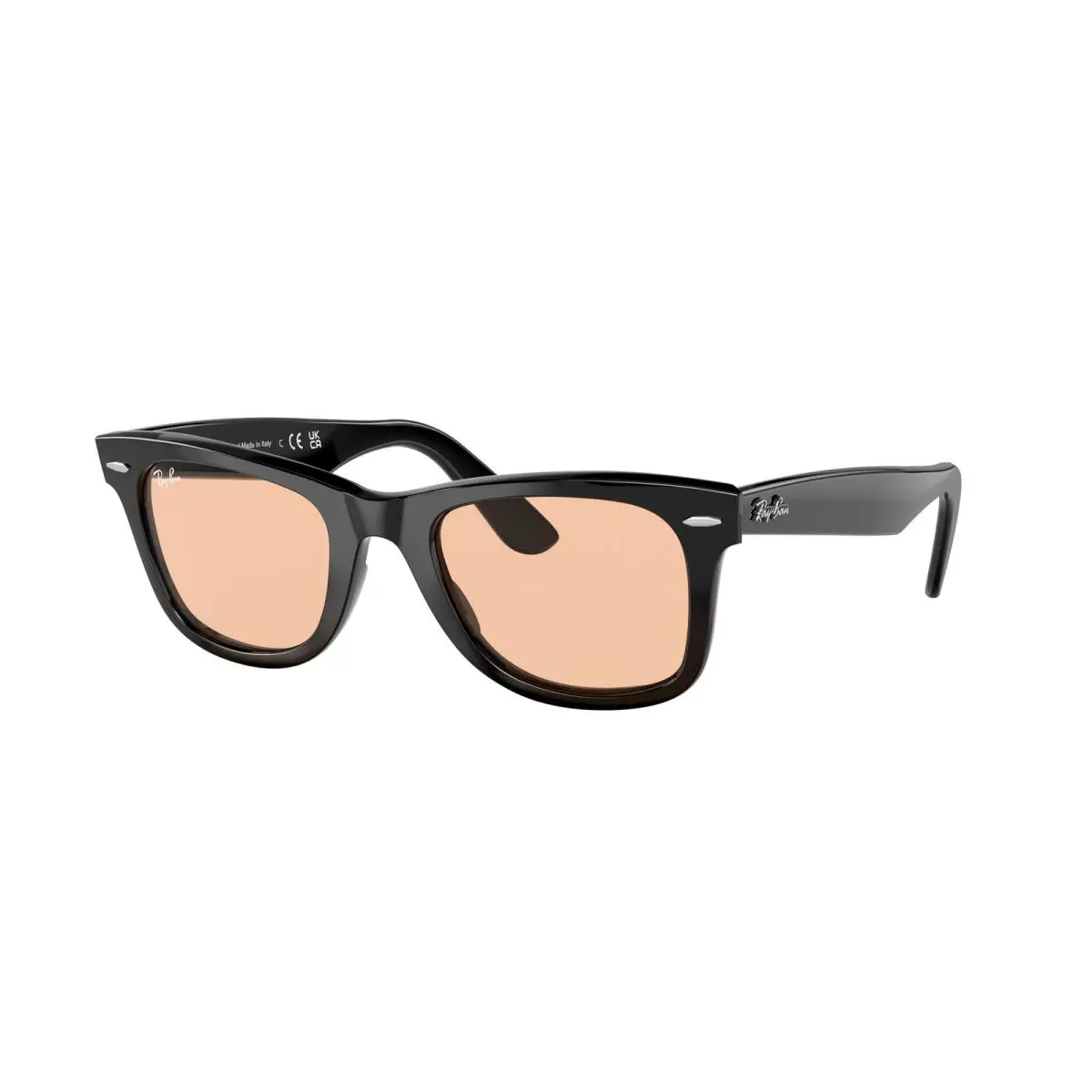Ray-ban RB 2140F Wayfarer Black Pink 601/4B Sunglasses