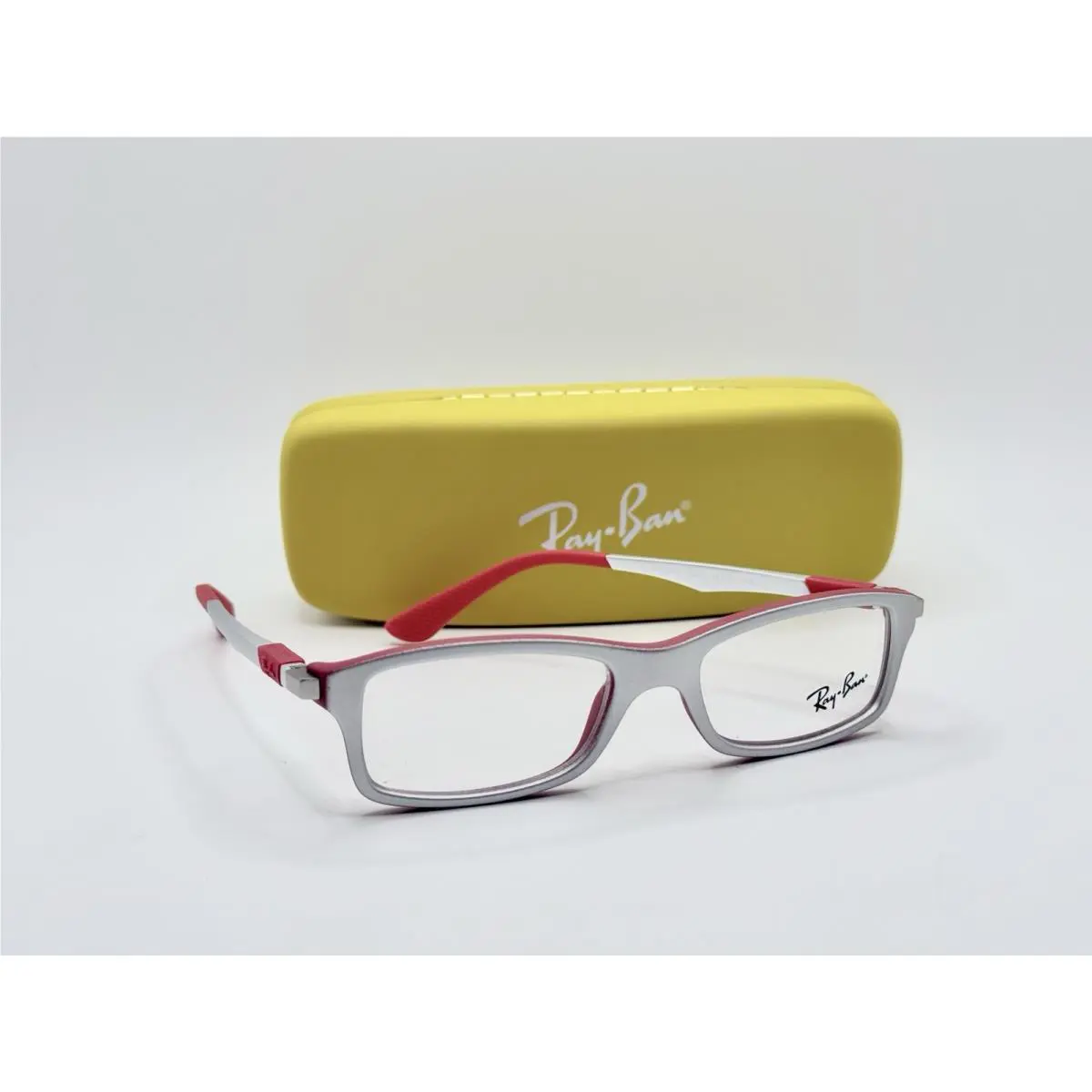 Ray-ban Kids` Eyeglasses RB 1546 3632 Gray and Red 46-16-125