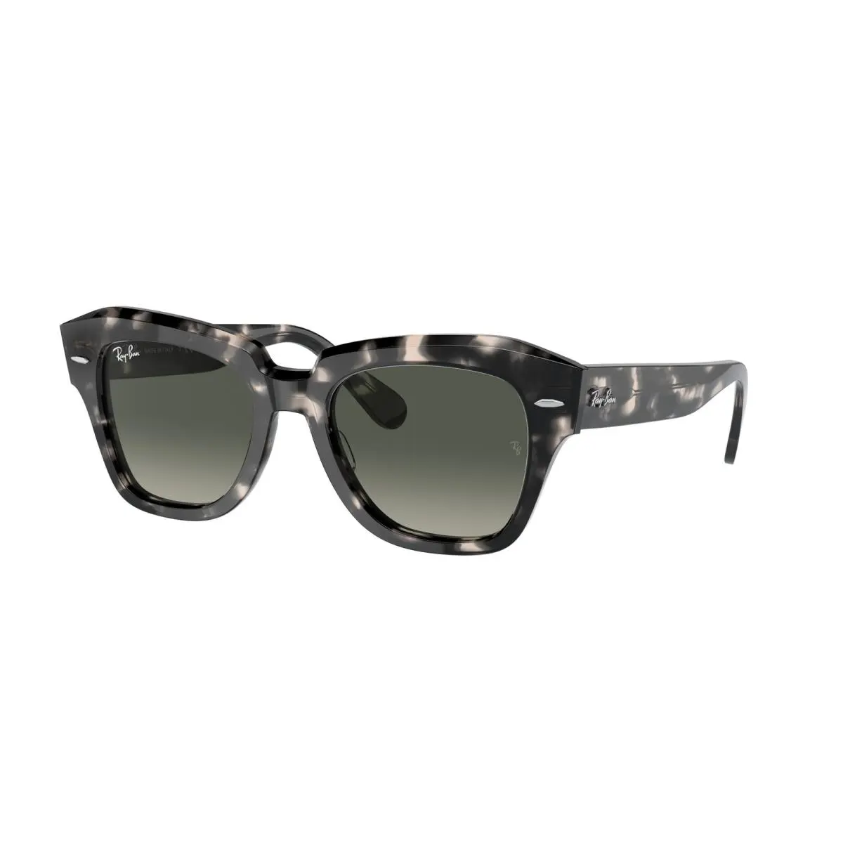Ray-ban RB 2186 State Street Gray Havana Grey 133371 Sunglasses