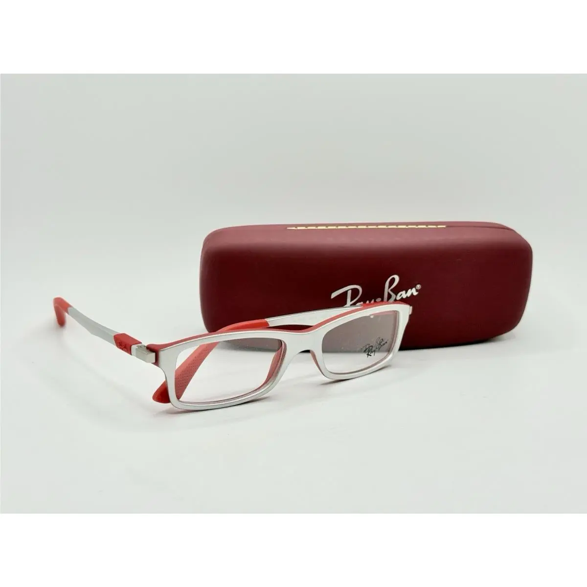 Ray-ban Kids` Eyeglasses RB 1546 3632 Gray and Red 46-16-125