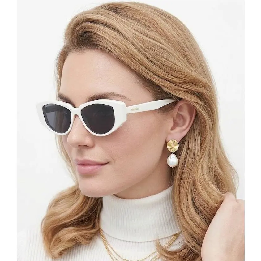 Max Mara MM0161 21A White/smoke 52-14-140 Sunglasses