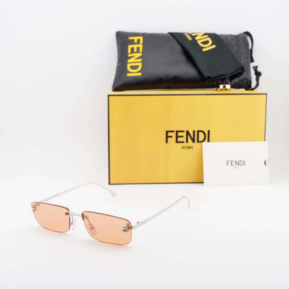 Fendi FE4172US 16J Silver/red 54-16-135 Sunglasses