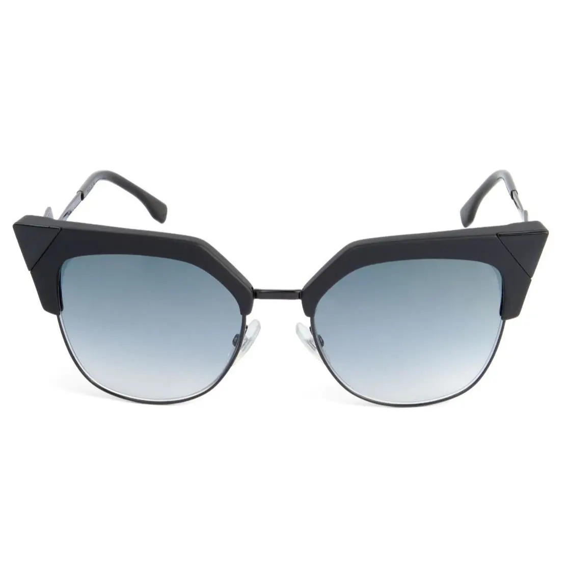Fendi FF0149/S 8079O 54mm Geometric Cat Eye Sunglasses Black / Blue Gradient