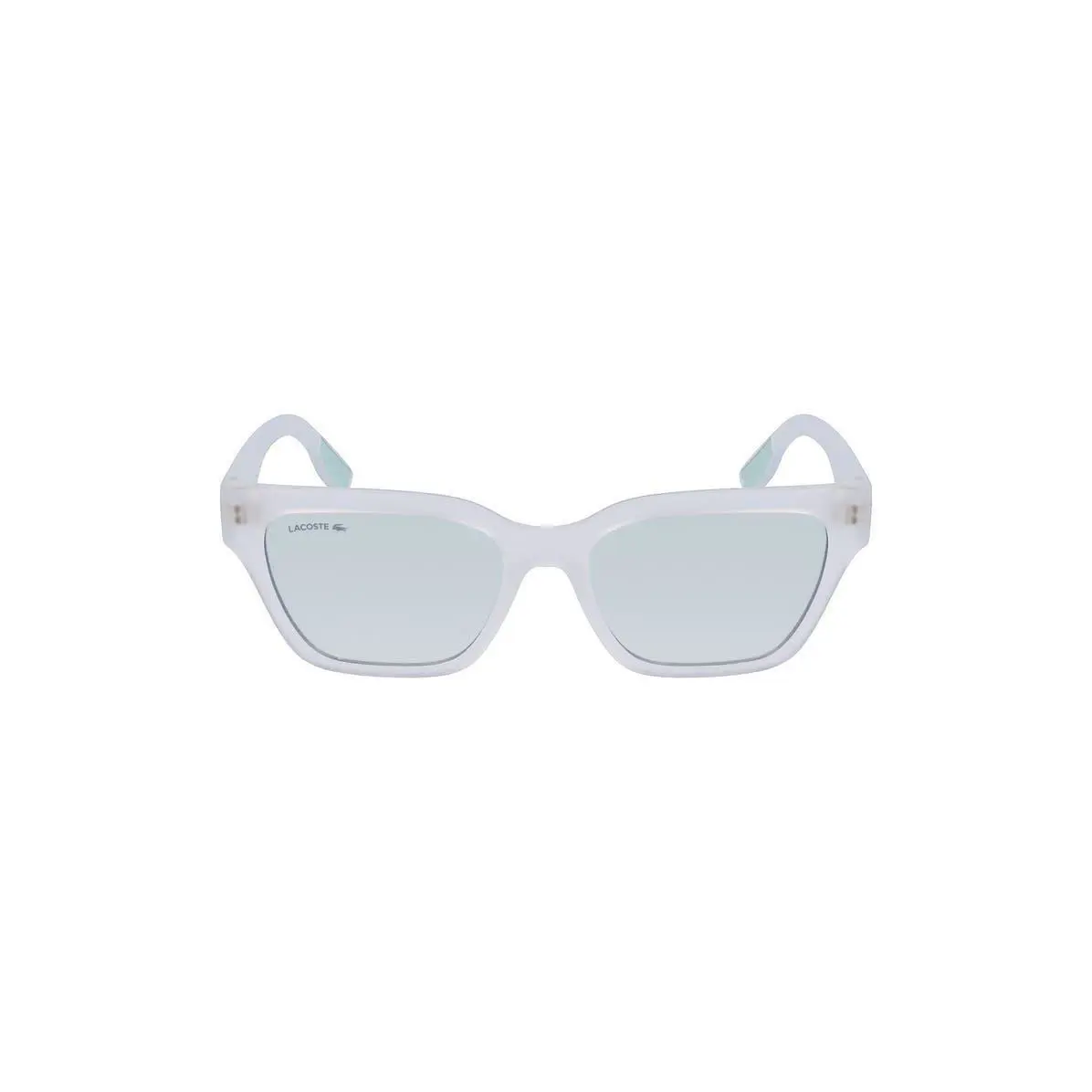 Lacoste Men 53mm Rectangular Sunglasses Matte Crystal