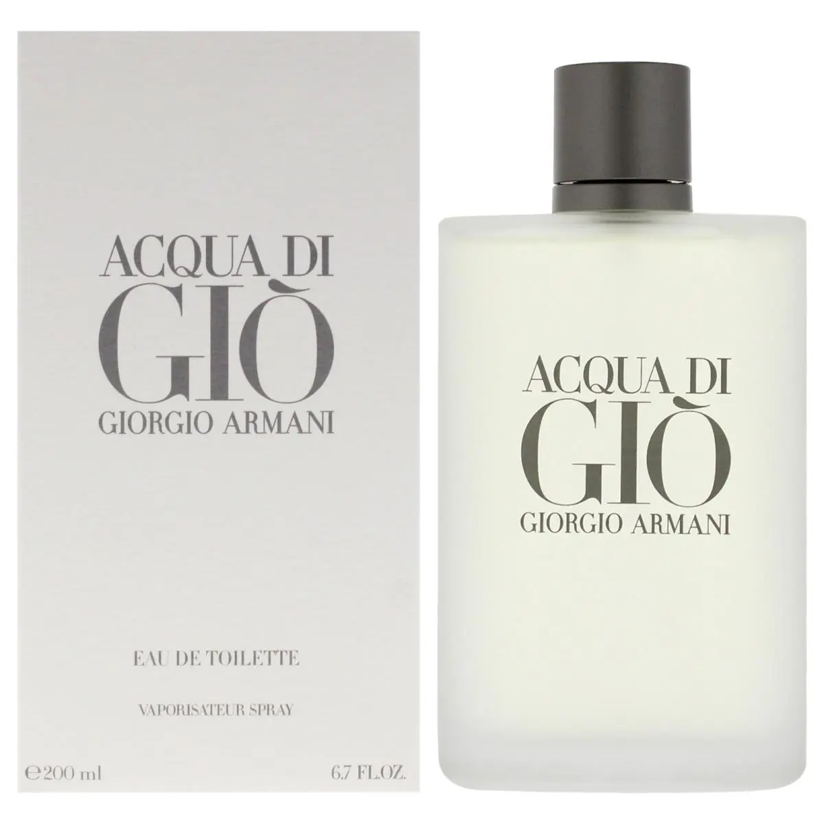 Acqua Di Gio by Giorgio Armani For Men - 6.7 oz Edt Spray Refillable