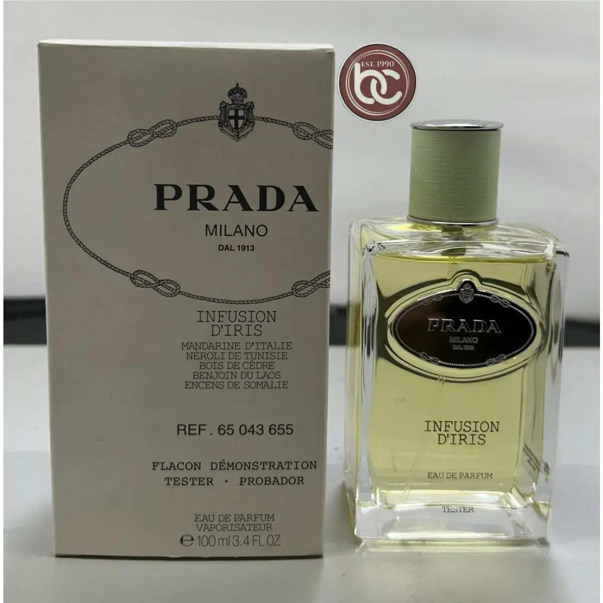 Prada Milano Infusion D’ Iris Ladies 3.4 Eau De Parfum Spray Tester