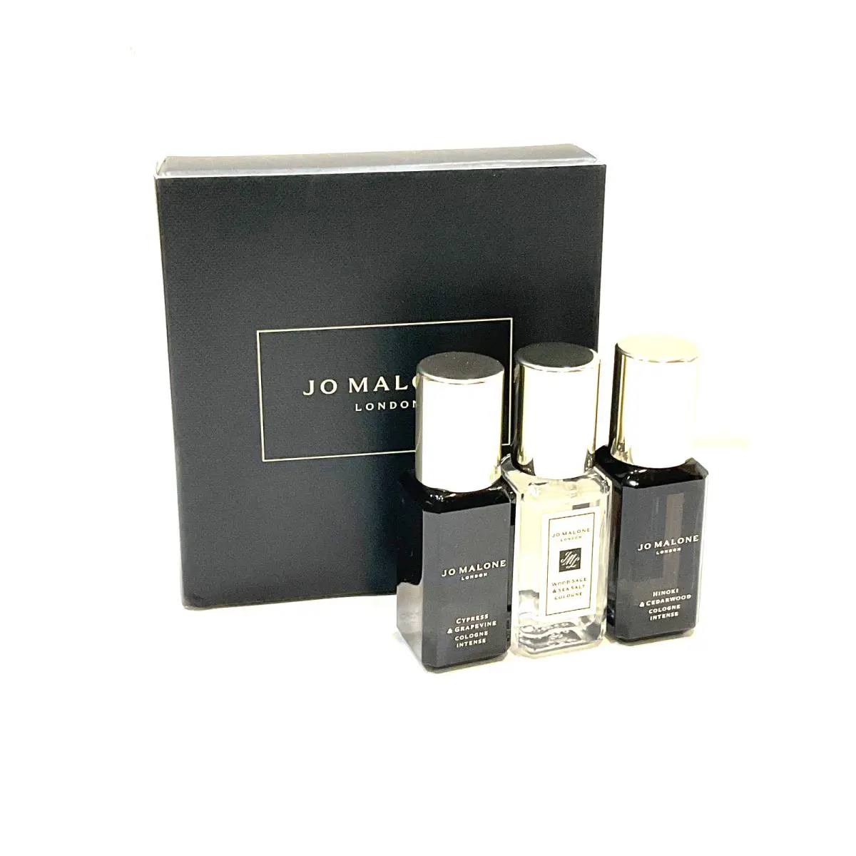 Jo Malone Woody Cologne Intense Trio Mini 3 Pieces Set Cypress Hinoki Wood Sage
