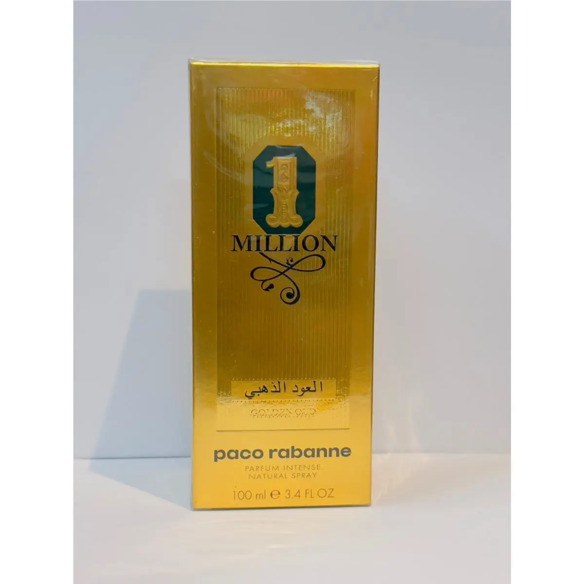 One Million Golden Oud By Paco Rabanne 3.4 Oz Parfum Intense
