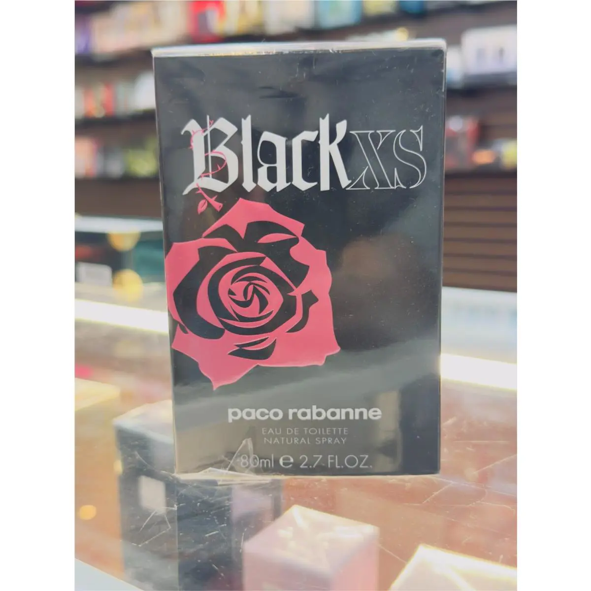Black XS by Paco Rabanne 2.7oz Eau de Toilette Spray For Women Vintage