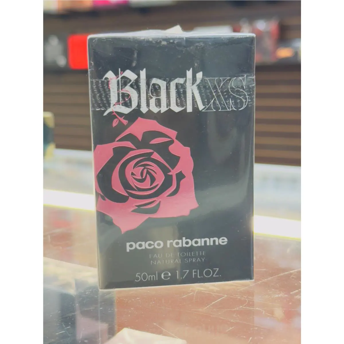 Black XS by Paco Rabanne 1.7oz Eau de Toilette Spray For Women Vintage