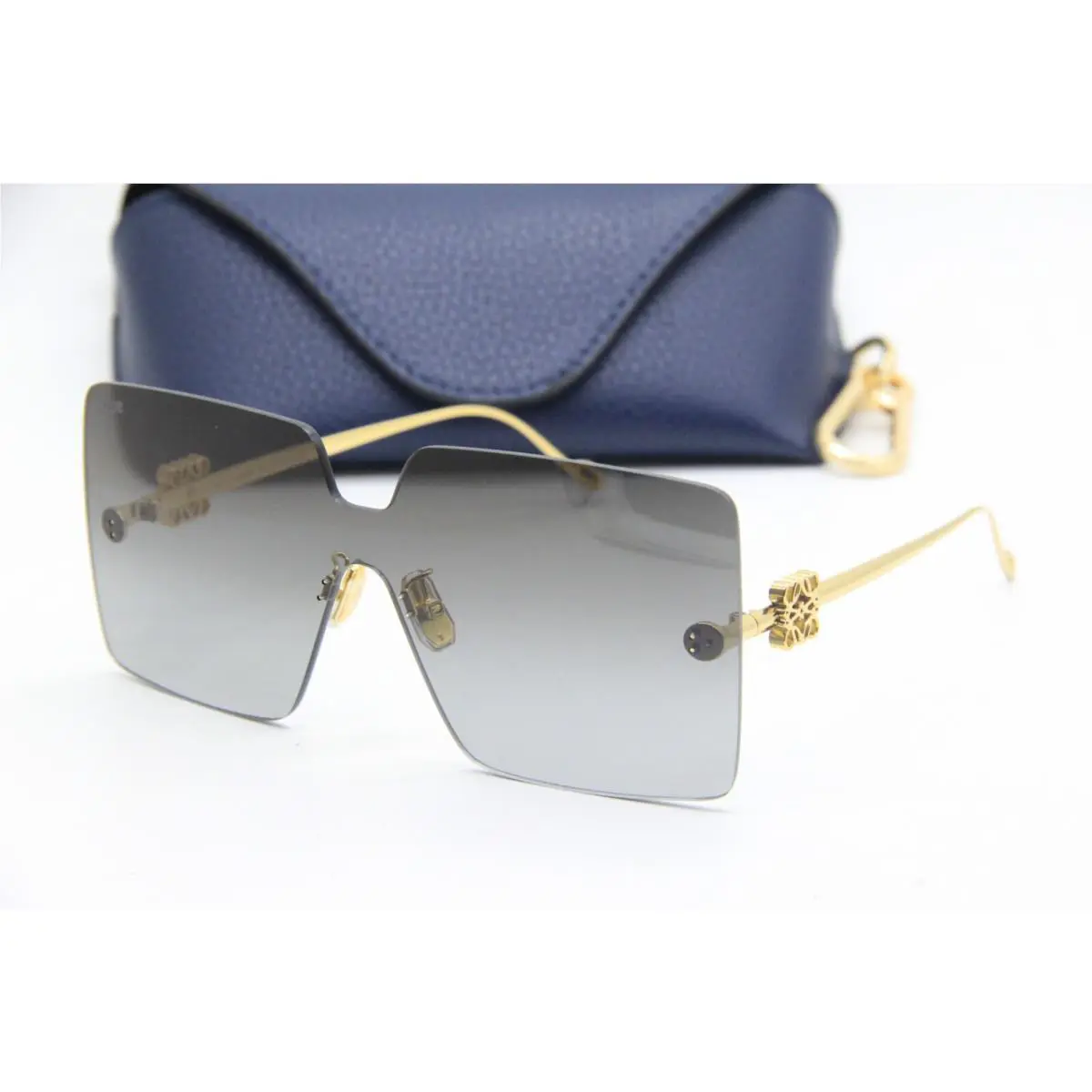 Loewe LW 40082U 30B Gold Sunglasses W Case 144-0