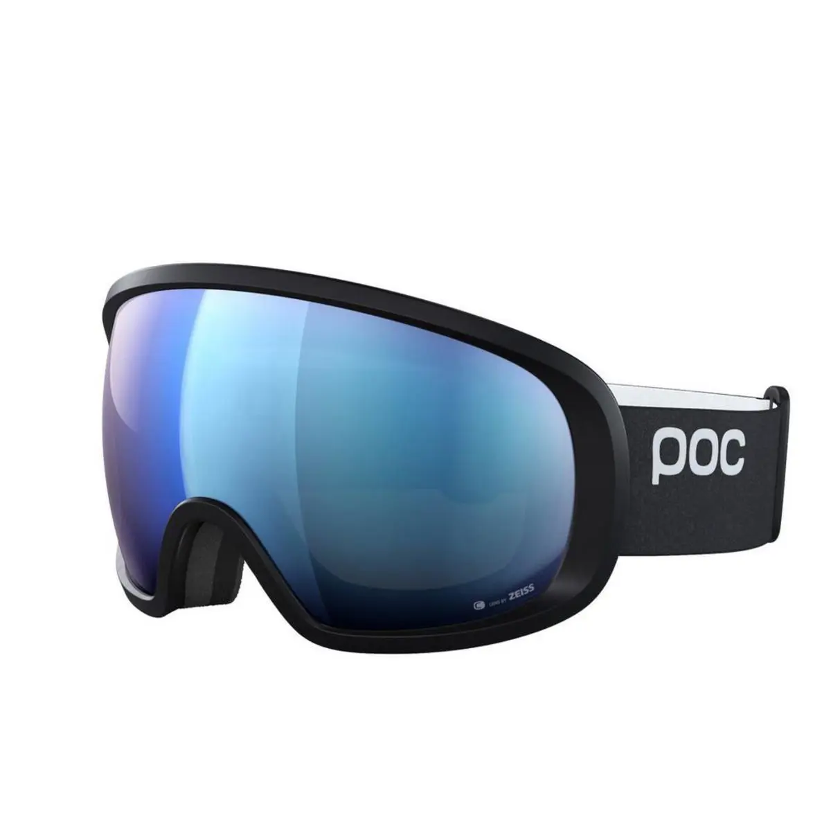 Poc Fovea Ski Goggles Partly Sunny Blue Lens - Uranium Black Frame by POC