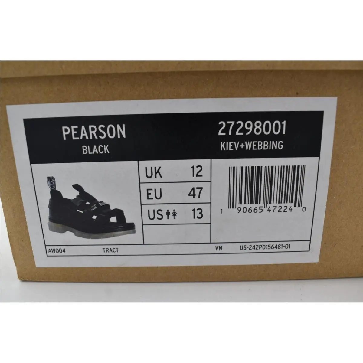 Dr. Martens shoes - Dr Martens Pearson Webbing - Pearson Webbing - 27298001 - Black 9