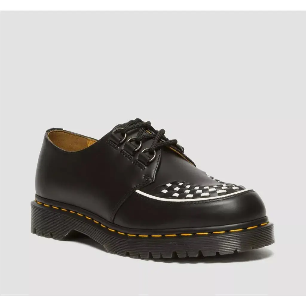 Dr. Martens Ramsey Derby Creepers Men’s Size 14 Smooth Black Leather