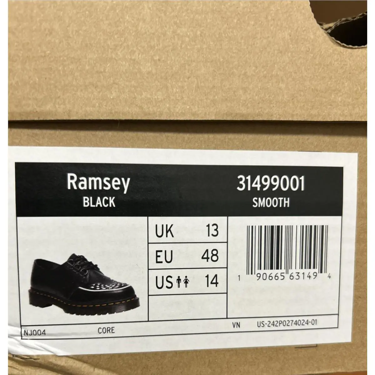 Dr. Martens shoes - Dr. Martens Ramsey Derby - Martens Ramsey Derby - 31499001 - Black (UPC: 0190665631494) 9