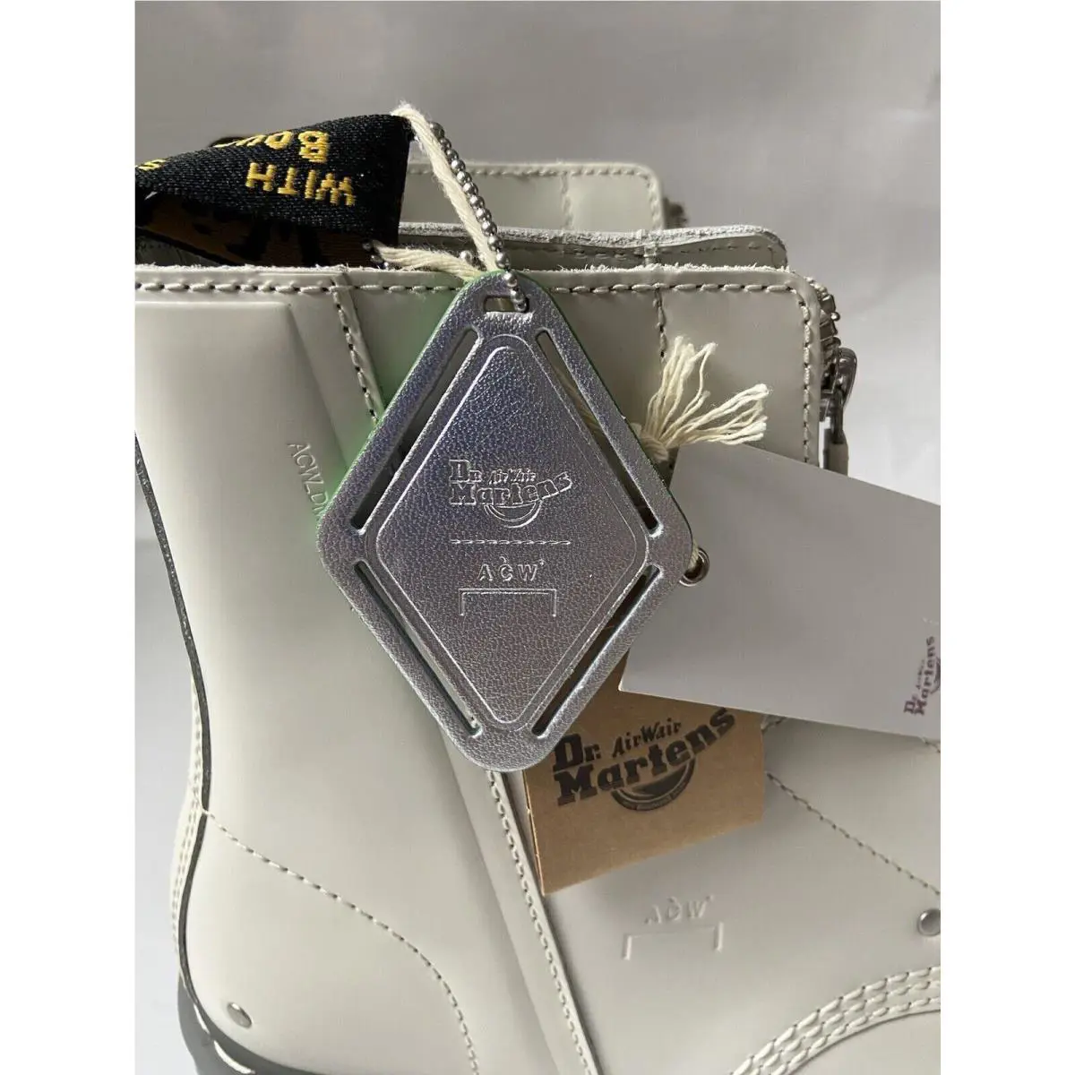 Dr. Martens shoes - Dr. Martens Pascal 1460 - Martens Pascal - 28014111 - Cream Smooth (UPC: 190665564242) 8
