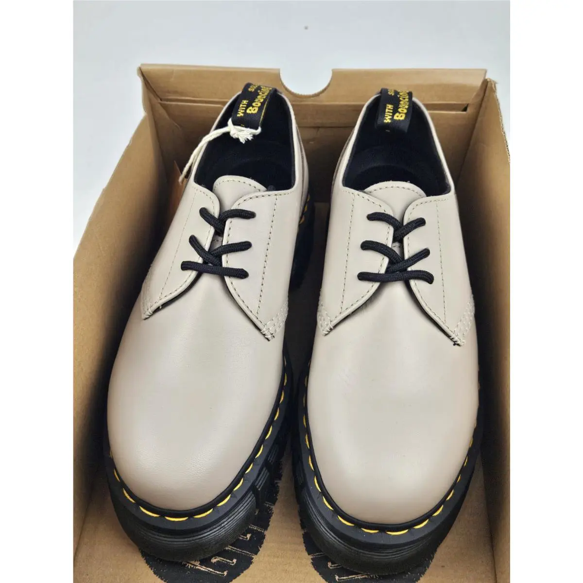 Dr. Martens shoes - dr martens audrick 3 eye shoe - vintage taupe (UPC: 190665592795) 5