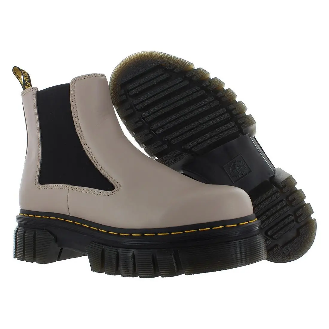 Dr. Martens Audrick Chelsea Boot Womens Shoes Size 10 Color: Vintage Taupe - Vintage Taupe, Main: Beige