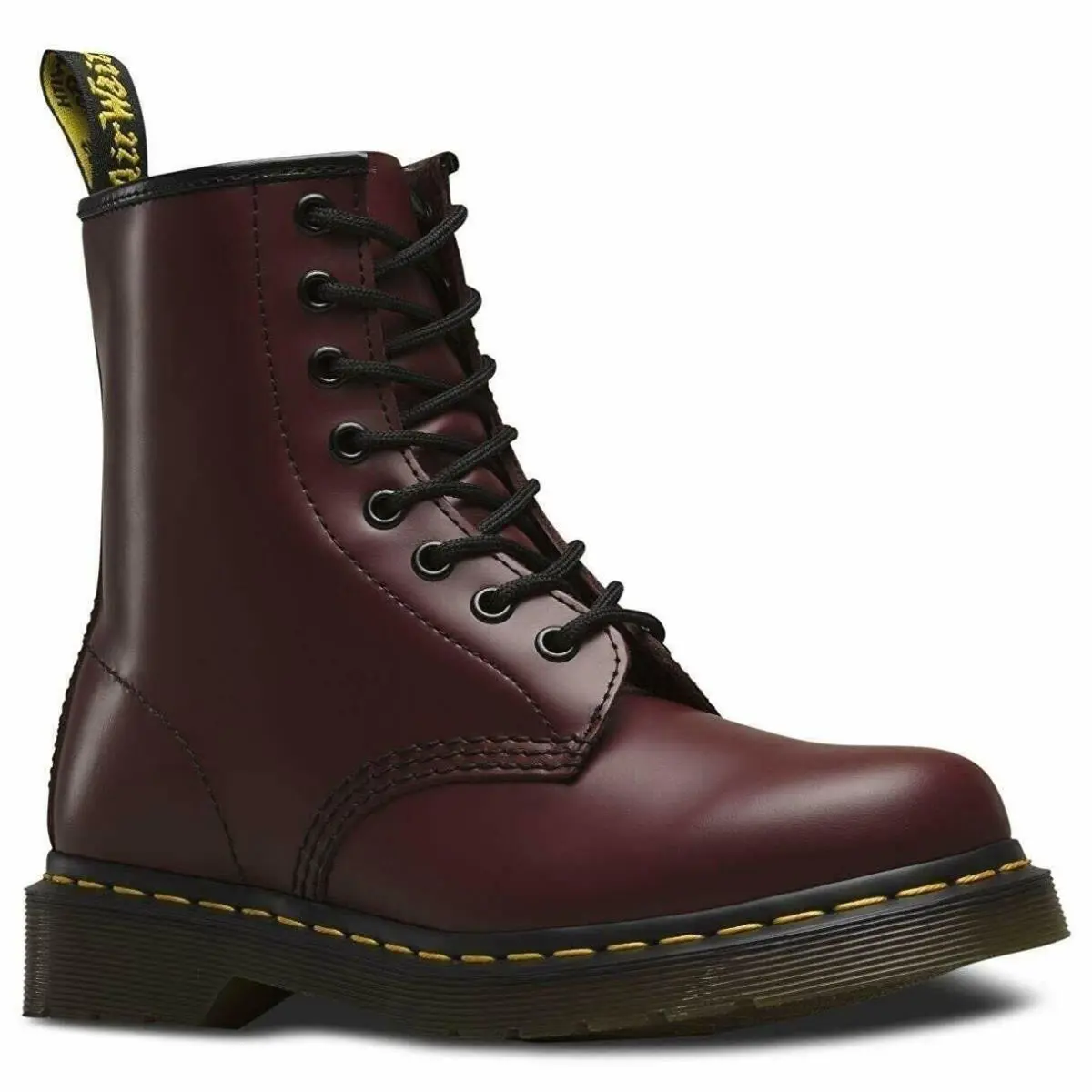 Dr. Martens 1460 8-Eye Leather Boot Cherry Red Smooth Wmn 8.5 Men 7.5 - Cherry Red Smooth