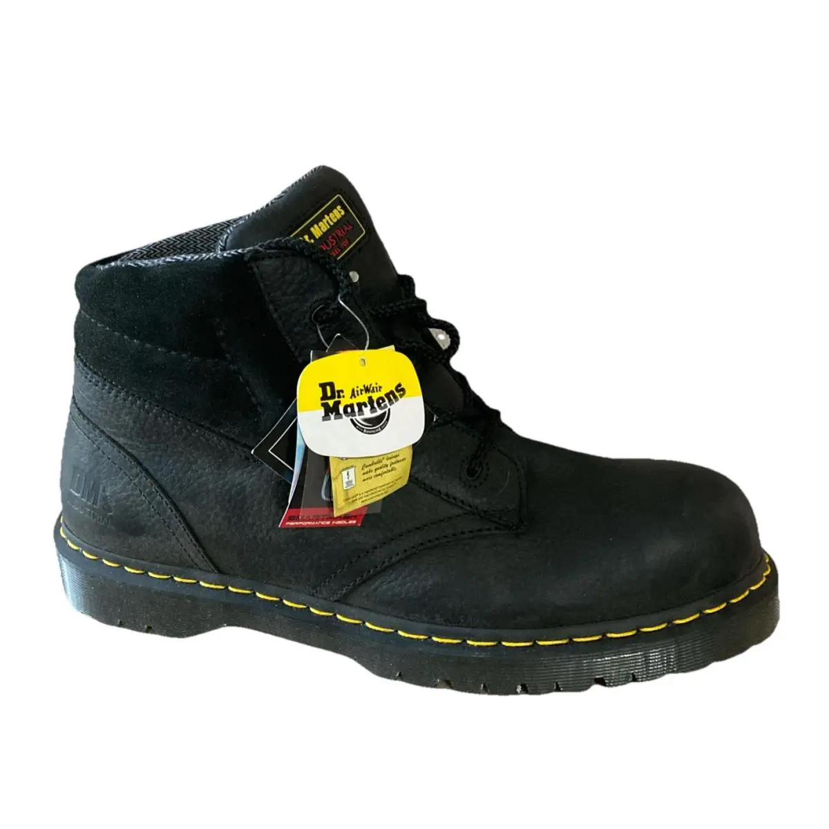 Dr. Martens Industrial Icon 7B09 Steel Toe Work Boots Mens Sz 14 Black