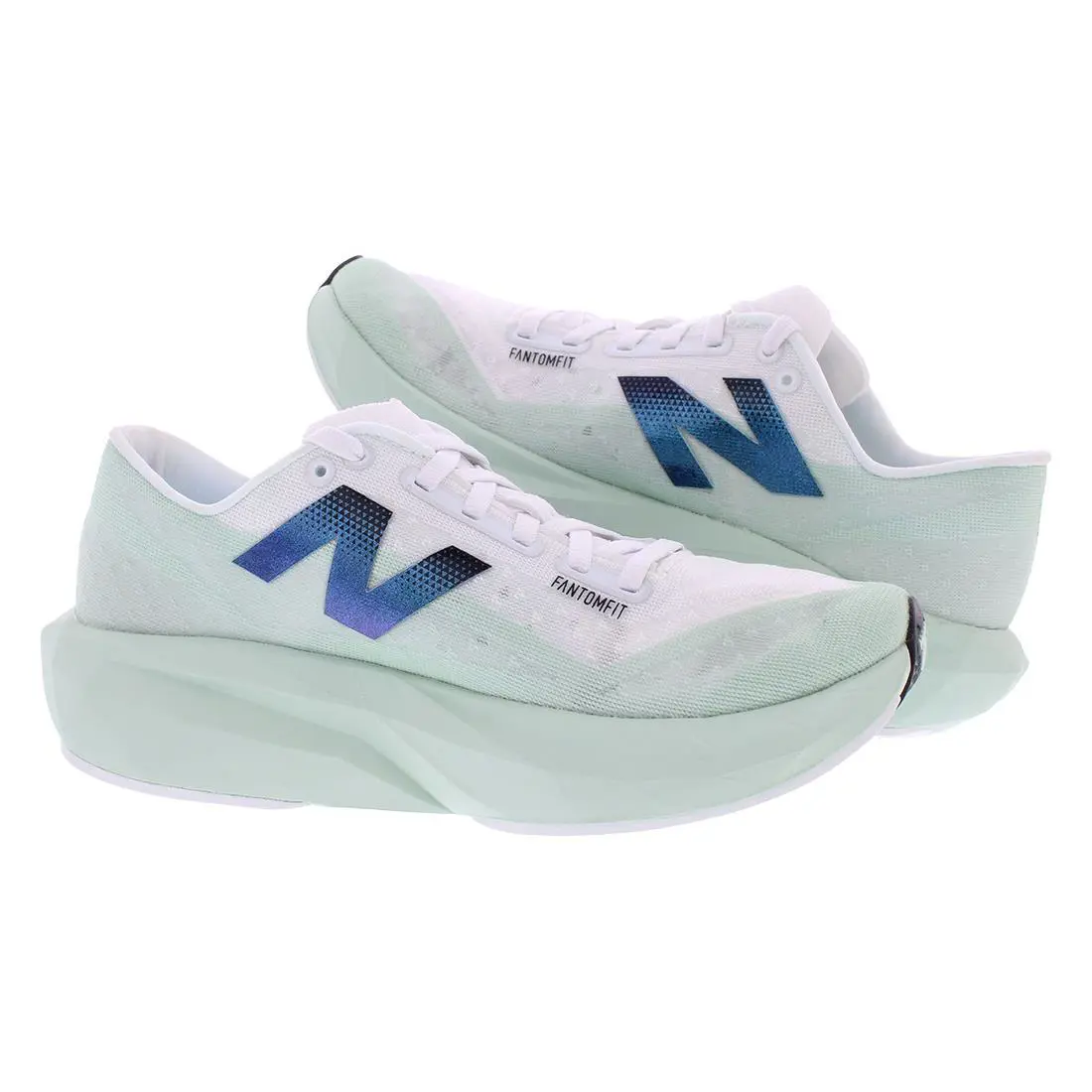 New Balance shoes - Green/White, Full: Green/White 1