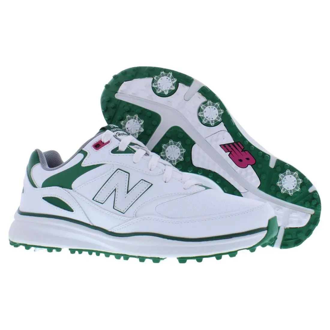New Balance Heritage Mens Shoes - White/Green, Main: White