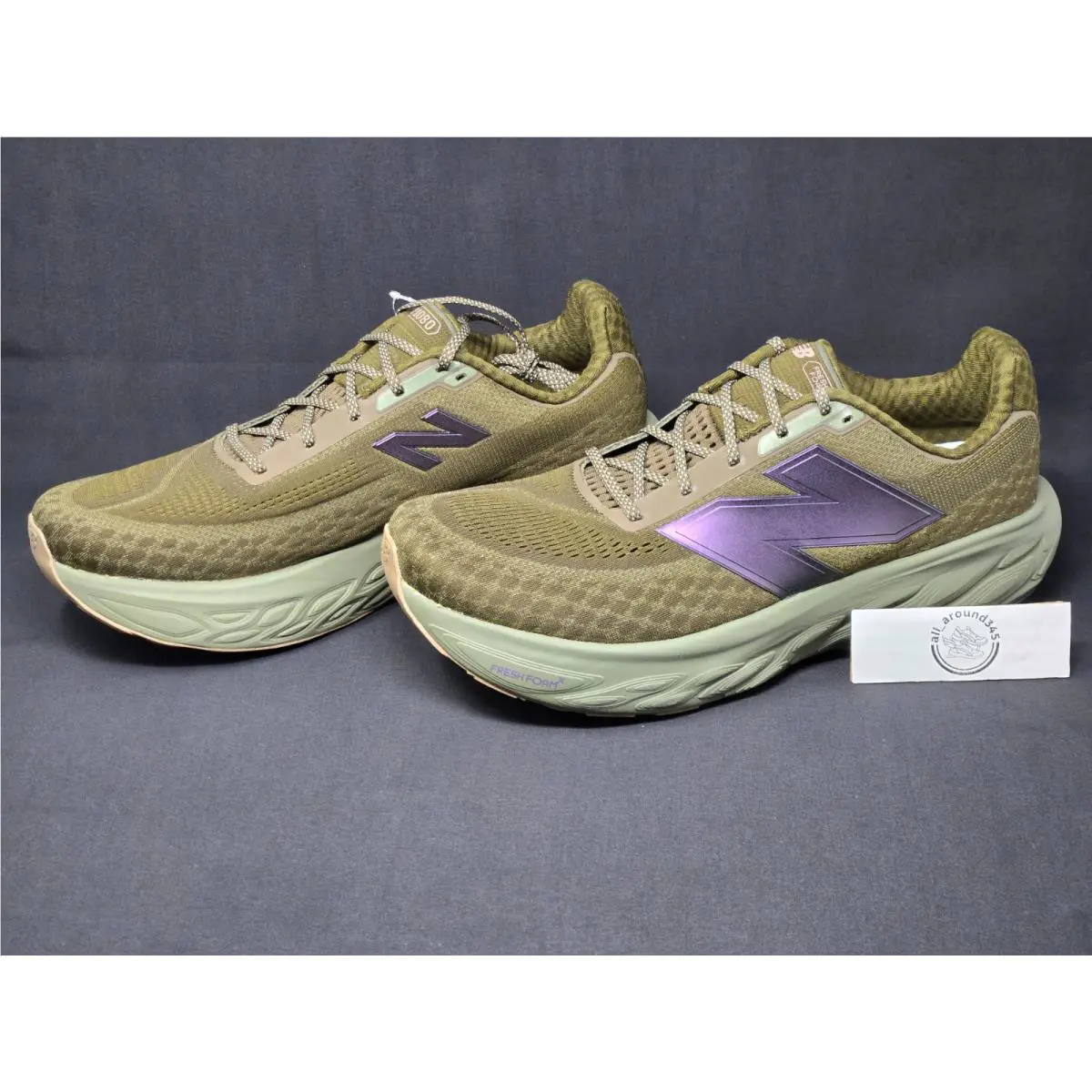 New Balance Fresh Foam X 1080v14 Olive Green Mens Size 13 Shoes M108014S Nby New