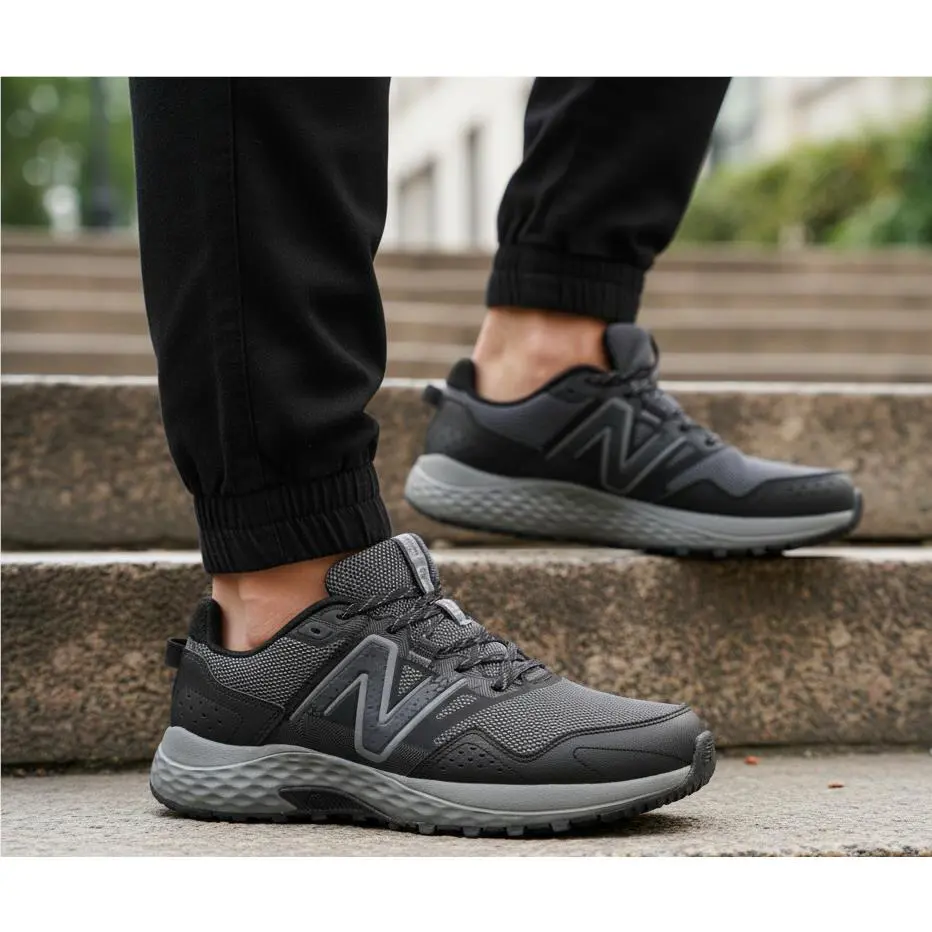 Balance Trail Running Shoes Casual Mens Gray Black All Sizes