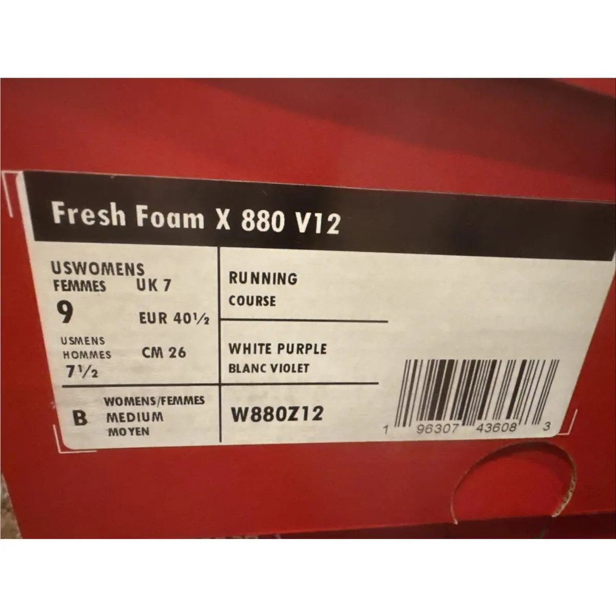 New Balance shoes - New Balance Fresh Foam - Fresh Foam - W880Z12 - Gray 2