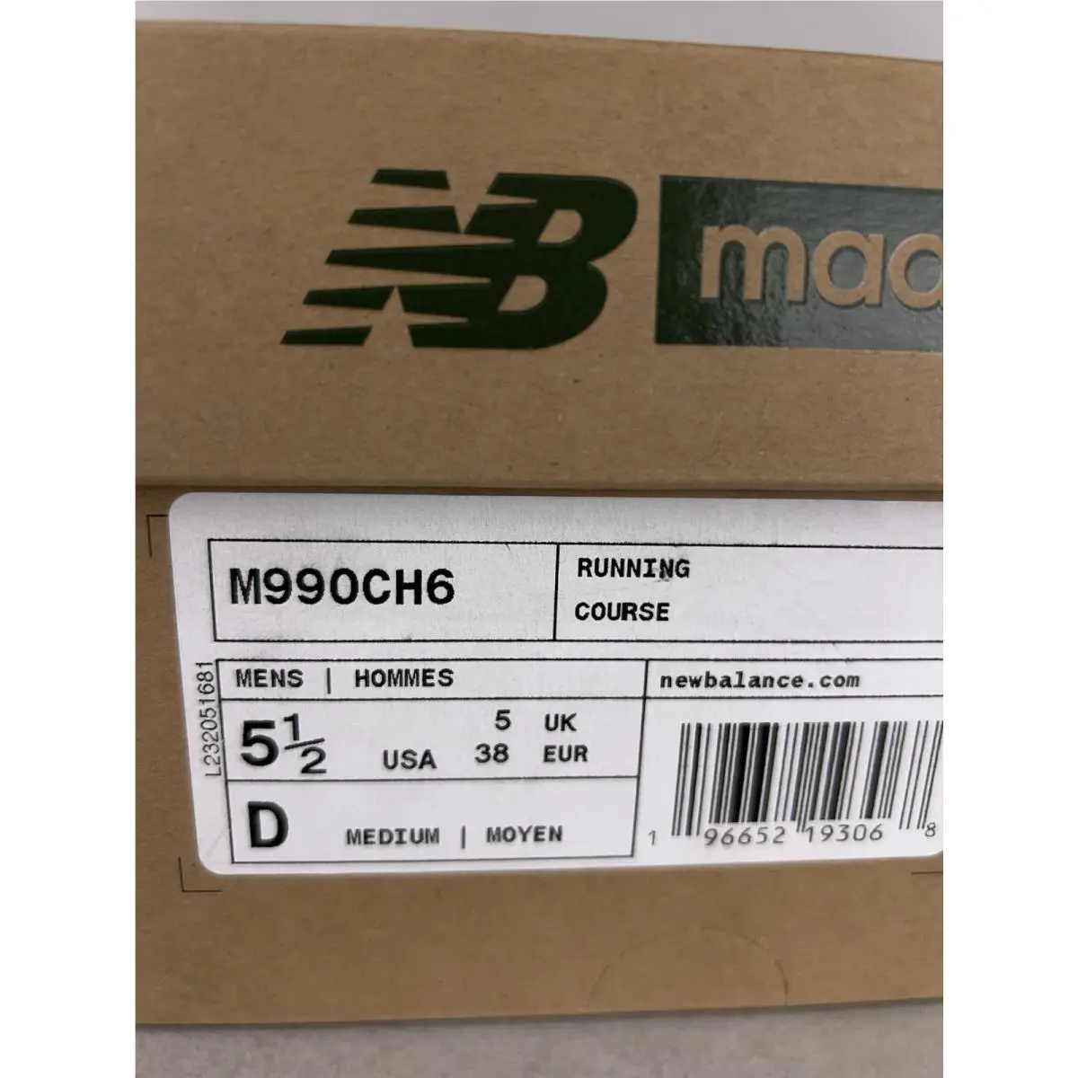 New Balance shoes - New Balance 990 - M990CH6 - Brown (UPC: 196652193068) 11