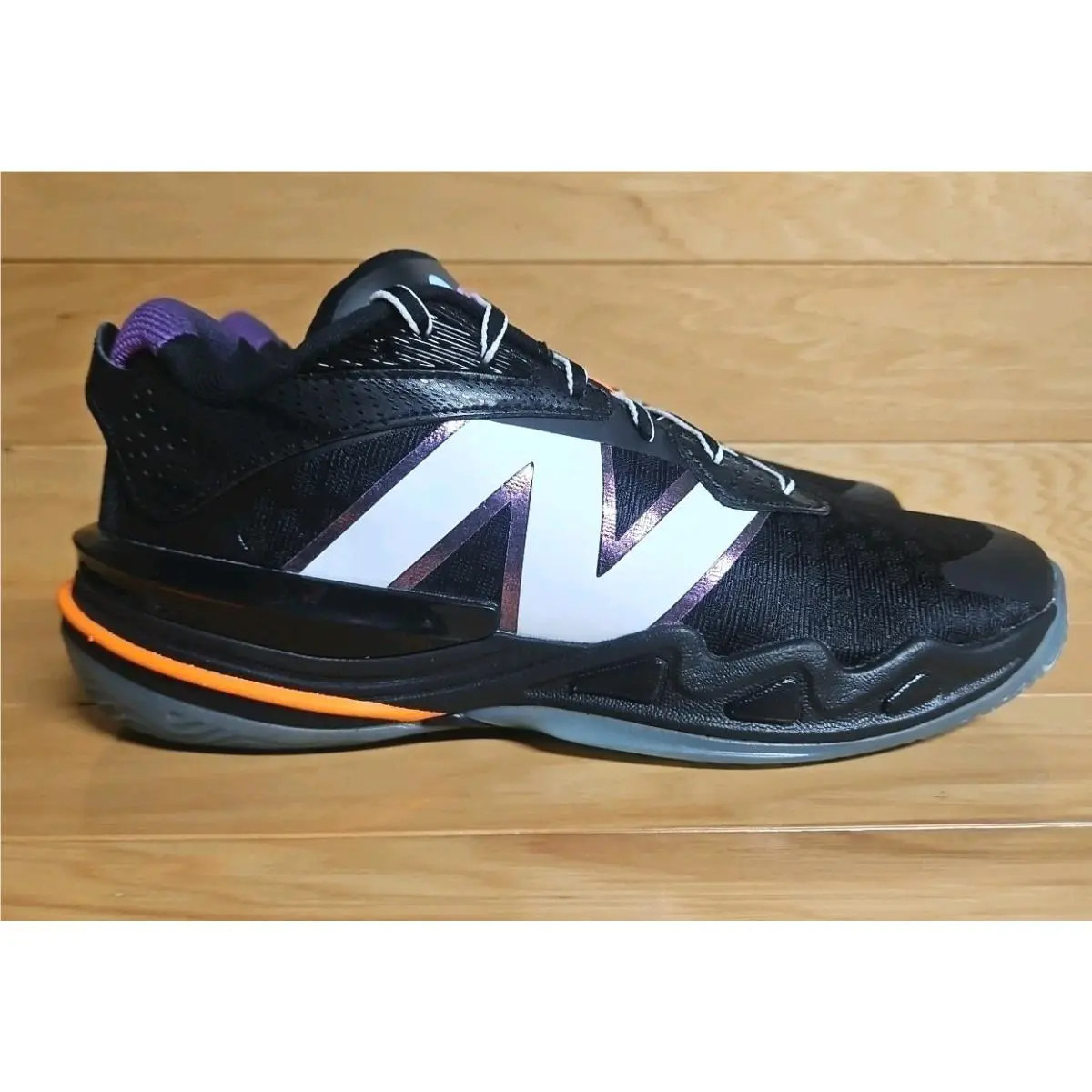 New Balance Hesi Low V2 Size 12 Black Passion Fruit Basketball Shoe BBHSLPT2