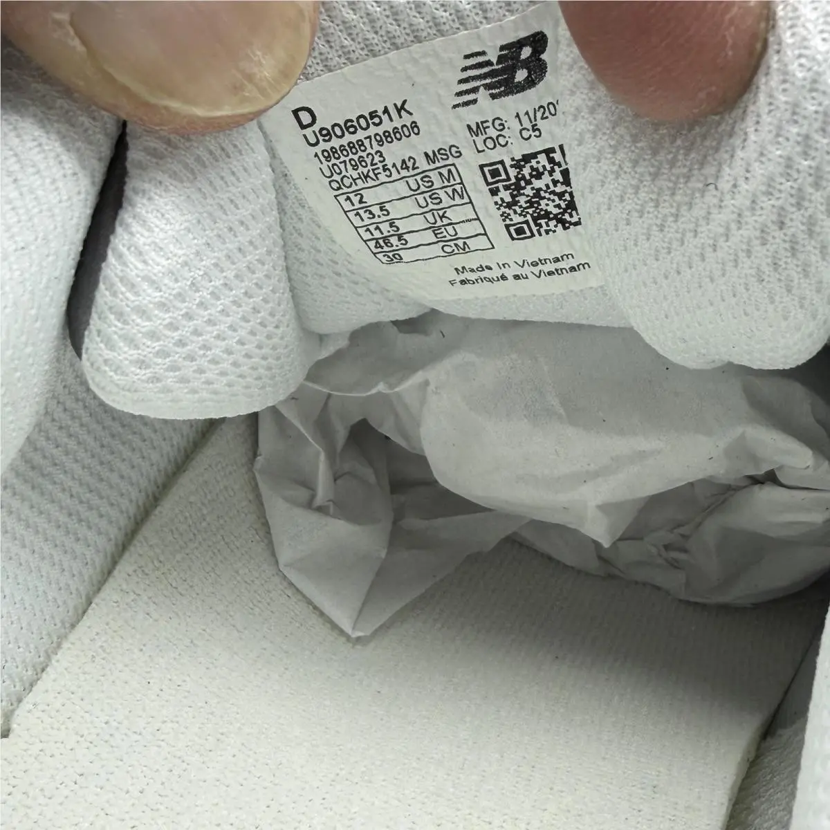 New Balance shoes - New Balance 9060 - U906051K - Gray (UPC: 0198688798606) 10