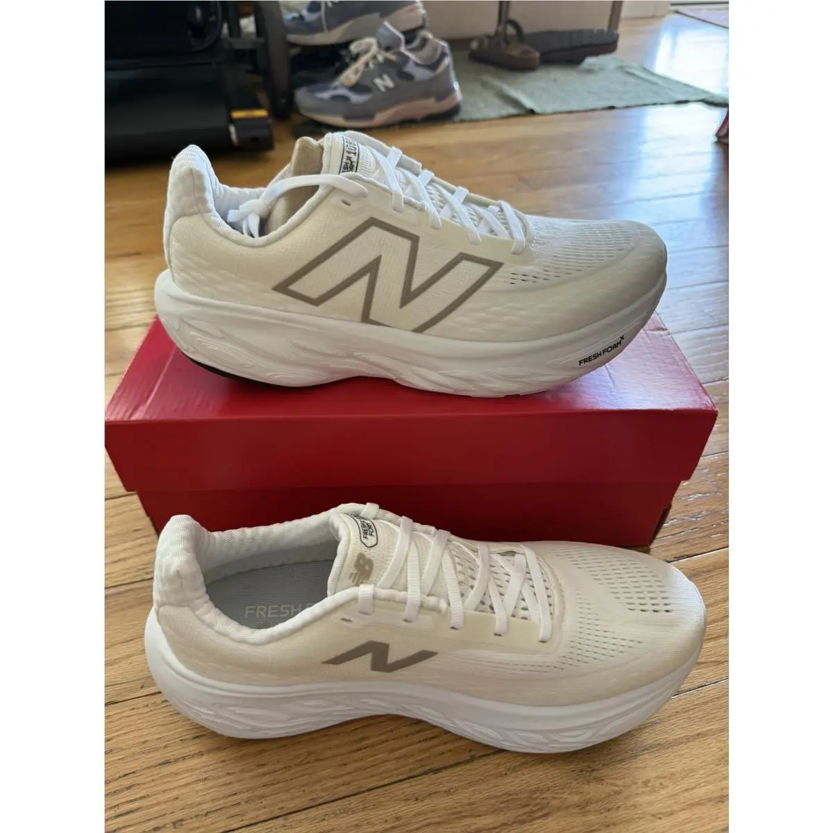 New Balance Fresh Foam X 1080 V14 Running Shoes White W1080W14 Womens Size 10.5