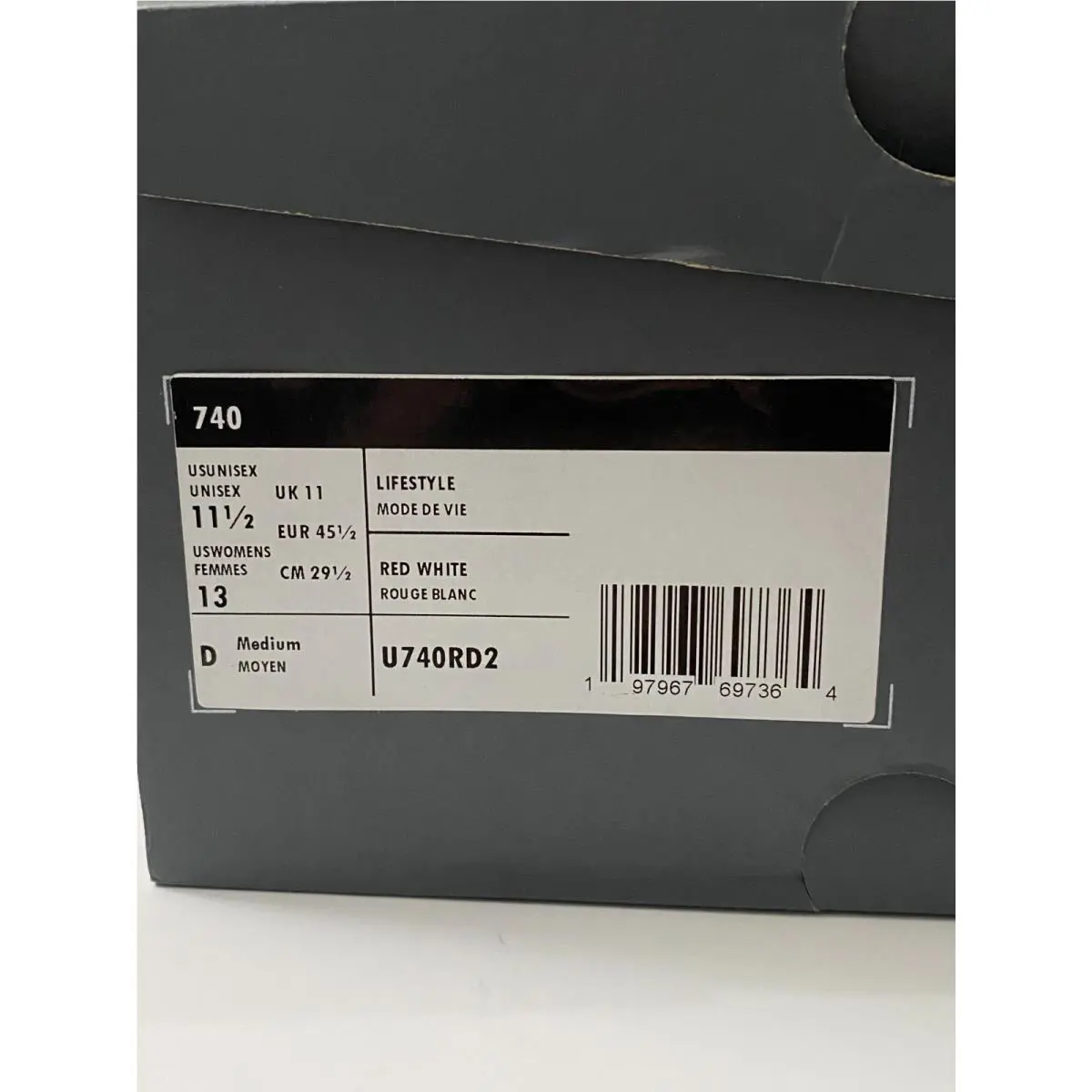 New Balance shoes - New Balance 740v2 - U740RD2 - White (UPC: 197967697364) 8