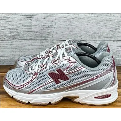 New Balance 740 White Grey Red Gray Sneakers Men`s Size 11