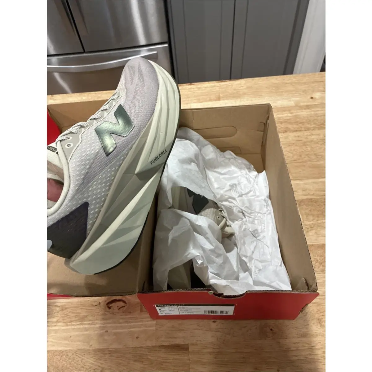 New Balance shoes - New Balance FuelCell Rebel - FuelCell Rebel - MFCXPA5 - Beige (UPC: 198686832302) 4