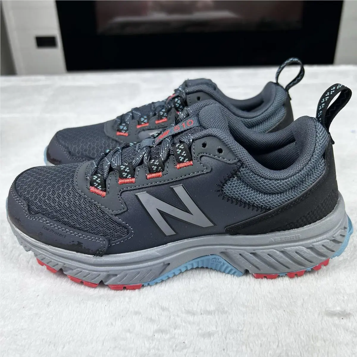 New Balance shoes - New Balance 510v5 - WT510LK5 - Gunmetal/Wax Blue/Torro Red (UPC: 0194182172300) 1